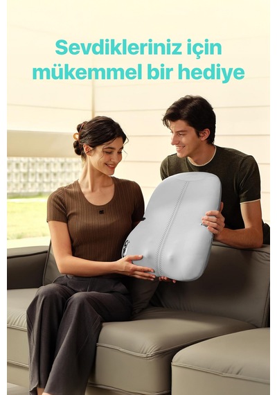 Ts700 Derin Doku 4d Shiatsu Akıllı Bel Ve Sırt Masaj Yastığı Isı Terapisi & Termoterapi Gri