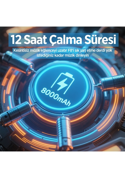 Nowgo F8 40w Rgb Speaker Su Geçirmez Taşınabilir Kablosuz Bluetooth Hoparlör Siyah