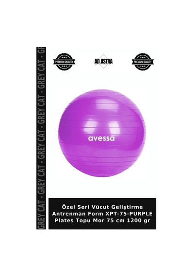 Özel Seri Vücut Geliştirme Antrenman Form Xpt-75-purple Plates Topu Mor 75 Cm 1200 Gr