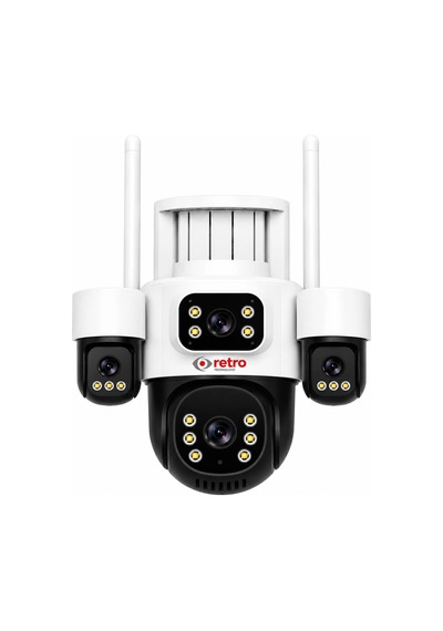 Retro X134 4+2 Mp 4 Lens Wi-fi Kamera - 3 Ptz Hareketli Güvenlik Kamerası Retro X134 4+2 Mp 4 Lens Wi-fi Kamera - 3 Ptz Hareketli Güvenlik Kamerası