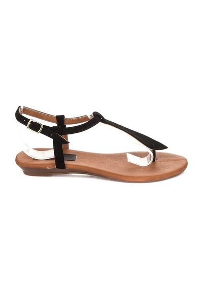 Fox Shoes Siyah Kadın Sandalet B548393502