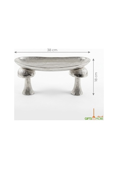 Mushroom Sılver Ayaklı Gondol 38x16x18