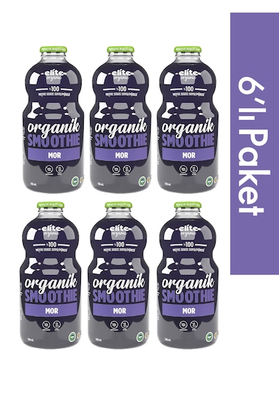 6'lı Organik Mor Smoothie 946 Ml
