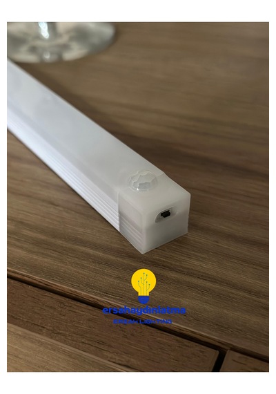 Hareket Sensörlü Şarjlı Led Lamba 30 Cm Gün Işığı
