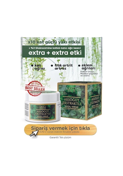 Aksöğüt Masaj Kremi 3 x 100 ML