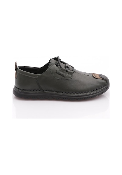 Dgn 9860 Erkek Dikiş Detayli Sneaker Ayakkabi Yeşil Nubuk