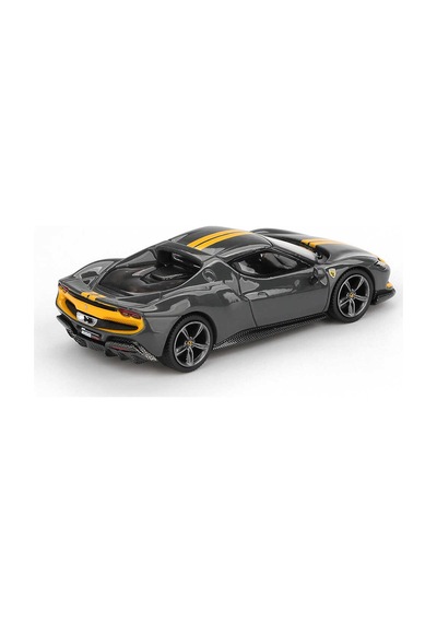 Mini Gt Bbrfer64007 1/64 Bbr Ferrari 296 Gtb Assetto Fiorano Grigio Scuro