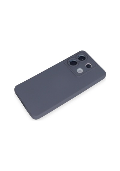 Xiaomi Redmi Note 13 Pro 5g Uyumlu Kılıf Nano İçi Kadife Silikon - Gri