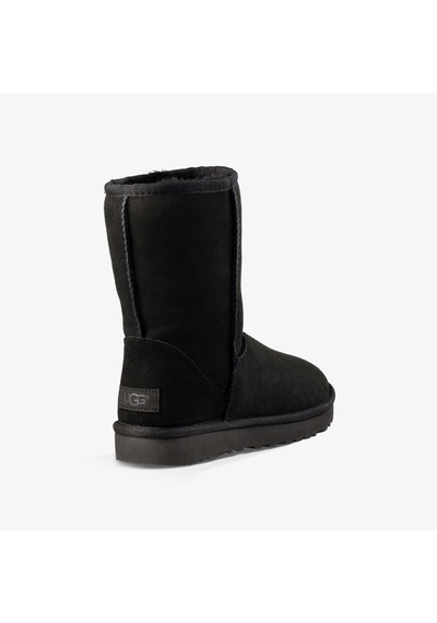 Ugg Classic Short Iı Kadın Siyah Bot Düz 1016223 Siyah