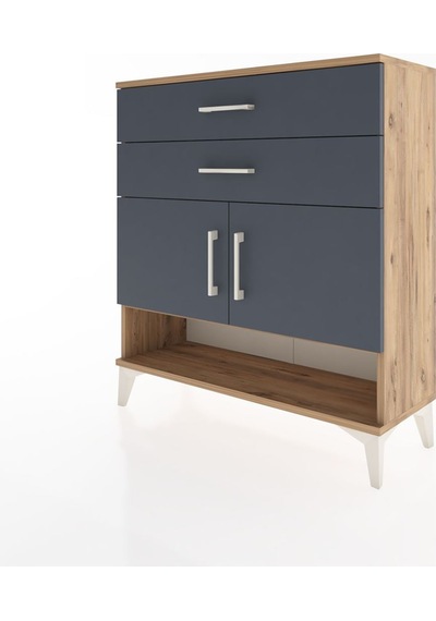 Arges Şifonyer 2 Raflı 2 Çekmeceli 2 Kapaklı 88x30x96 Çam-antrasit Atlas Çam Arges Şifonyer 2 Raflı 2 Çekmeceli 2 Kapaklı 88x30x96 Çam-antrasit Atlas Çam
