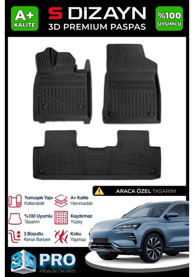 S-dizayn Byd Seal U 3d Pro Havuzlu Paspas 2024 Üzeri A+ Kalite