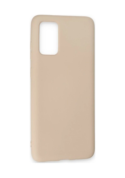 En-cag Samsung Galaxy S20 Kılıf Nano İçi Kadife Silikon - Pudra Bss