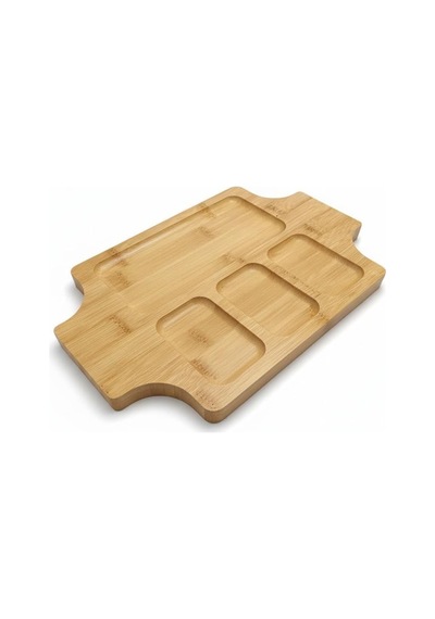 Bambu Kahvaltılık 4 Bölmeli 28 18cm Çok Renkli