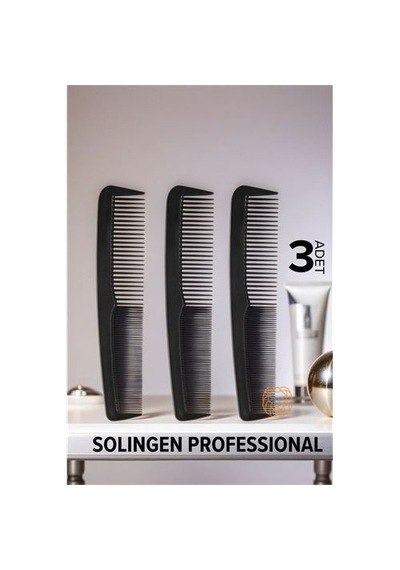 Zenvac Erkek Cep Tarağı 12 Cm 3 Adet Solingen Professional Zenvac29