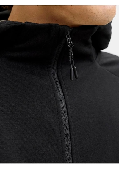 Jack & Jones Jack&jones 12289209 Jjebase Sweat Zıp Hood Sn Black Erkek Sweatshirt Siyah