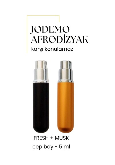 2 Adet Etkili Erkek Parfüm Cep Boy Musk + Fresh 5ml