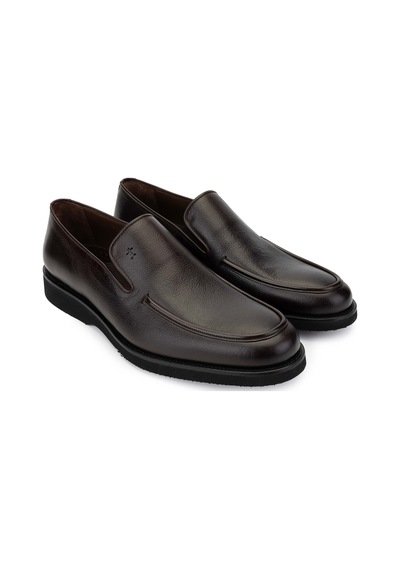 Tamer Tanca Erkek Hakiki Deri Loafer Ayakkabı 342 7358y Erk Ayk Sk24-25 Kahve Prm Kahverengi