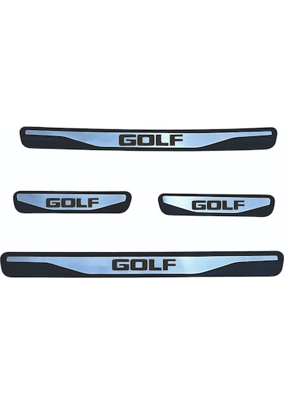 Golf 5 Kapı Eşiği 2004-2009 New Krom Kapı Eşiği 4 Parça Paslanmaz Çelik
