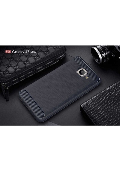 Galaxy J7 Max Kılıf Zore Room Silikon Kapak Lacivert