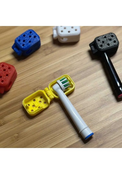 4 Şarjlı Diş Fırçası Seyahat & Koruma Başlığı Tekli Paket Çok Renki