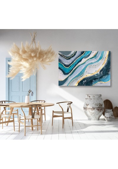 Yağlı Boya Tablo %100 El Yapımı Home In Joy 94Cmx54Cm