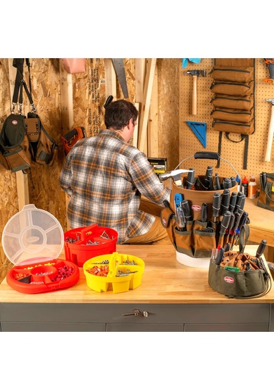 Marke 10010 C12 Aufbewahrung Eimer Sitz Mit 6-compartments Und 2-removable Trennwände
