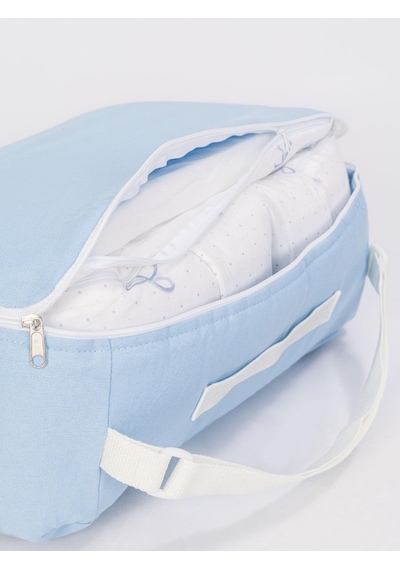 Tiffany Taşınabilir Çantalı Babynest - Mavi