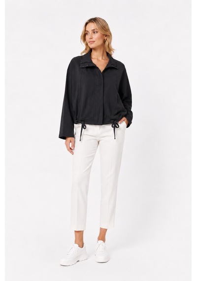 Neden Tekstil Kadın Oversize Siyah Spor Hırka
