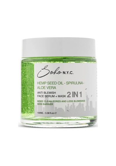 Soho N.y.c. Vegan Anti Blemish-leke Karşıtı Durulanmayan Maske Etkili Serum 100 Ml
