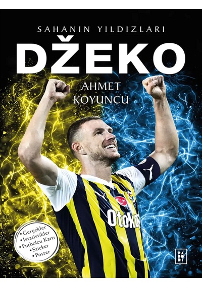 Sahanın Yıldızları Messi - Arda - Dzeko Poster Sticker Futbolcu Kartı Hediyeli Toplam 12 Kitap