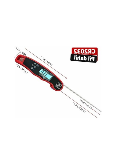 Dijital Hızlı Mutfak Termometresi, Katlanabilir Ve Lcd Ekranlı