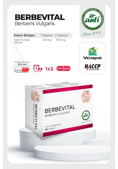 Berbevital 60 Kapsül