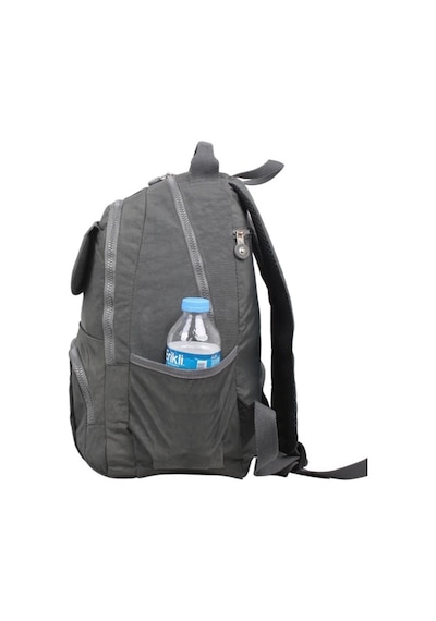 Markahit Kenyon Cox 8866 Gri Unisex Klinkır Aksesuarlı Kumaş Sırt Çantası 8866 - Gri