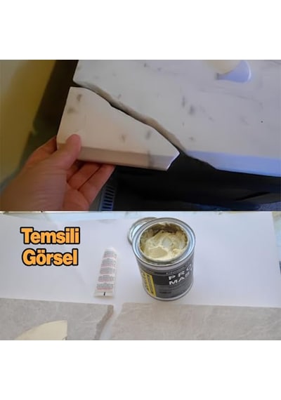 Granit Mermer Taş Fayans Çini Mozaik Beton Ahşap Yapıştırıcısı 250 Gram Polyester Sentetik Reçine