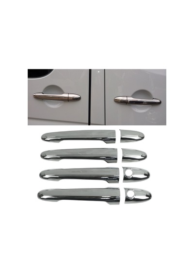 Vw Crafter 2006-2015 Arası Krom Kapı Kolu 4 Kapı P.çelik