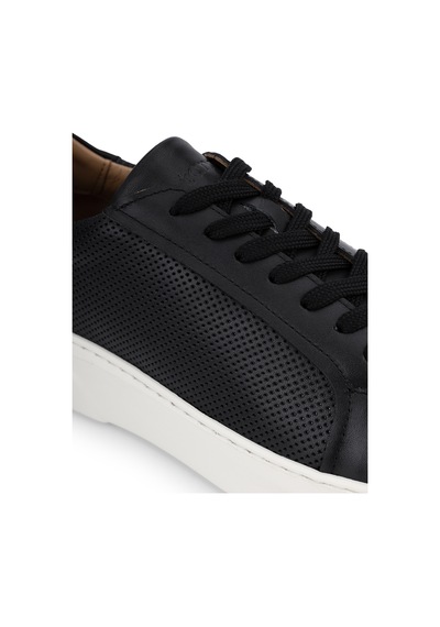 Tamer Tanca Erkek Hakiki Deri Siyah Sneakers & Spor Ayakkabı 13 2033 Erk Ayk Sk26-27 Syh/byz Tbn Siyah1