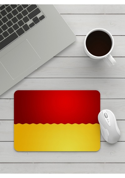 Sarı Kırmızı Mousepad