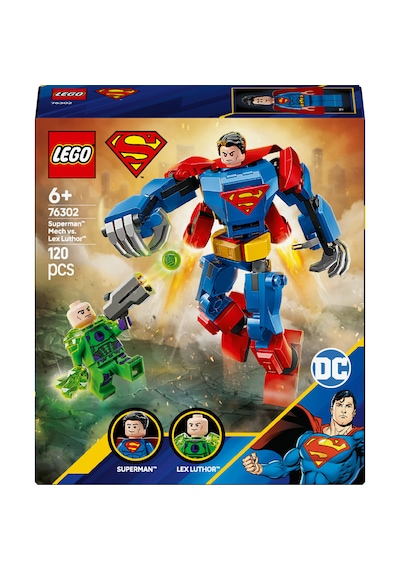 LEGO® DC Superman™ Robotu, Lex Luthor™’a Karşı 76302 - 6 Yaş ve Üzeri Süper Kahraman Sevenler için Yaratıcı Oyuncak Yapım Seti (120 Parça) LEGO® DC Superman™ Robotu, Lex Luthor™’a Karşı 76302 - 6 Yaş ve Üzeri Süper Kahraman Sevenler için Yaratıcı Oyuncak Yapım Seti (120 Parça)