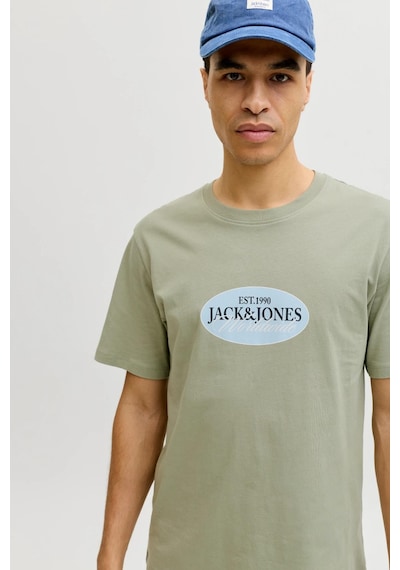 Jack & Jones Jorcatskılls Front Baskılı Erkek Tişört Bisiklet Yaka Kısa Kollu Açık Yeşil Jack & Jones Jorcatskılls Front Baskılı Erkek Tişört Bisiklet Yaka Kısa Kollu Açık Yeşil