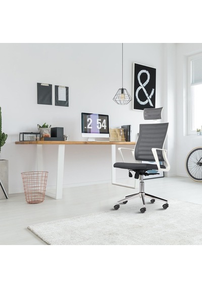 Ceo Ergonomik Ofis Koltuğu, Başlıklı, Fileli, Metal Ayaklı Çok Renkli