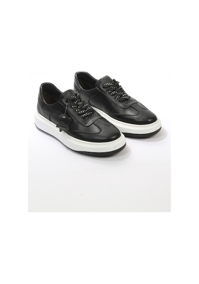 Hakiki Deri Günlük Rahat Erkek Sneaker Ayakkabı Agen5775 001