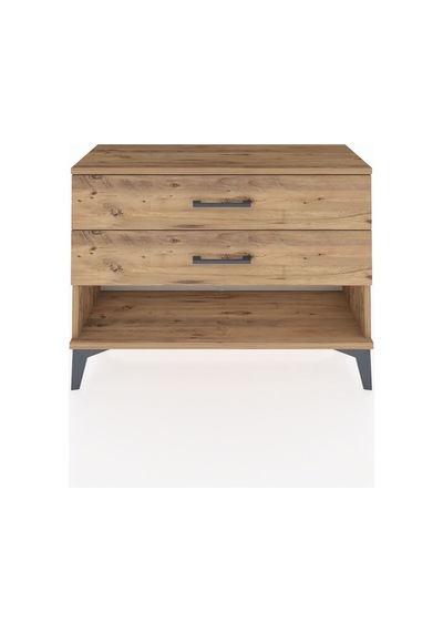 Arges Şifonyer 2 Çekmeceli 88x30x64 Çam-çam Atlas Çam
