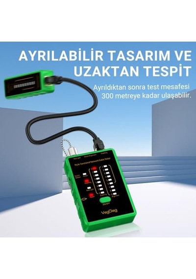Fonksiyonel Fiber Optik Network Ethernet Ağ Kablo Test Cihazı