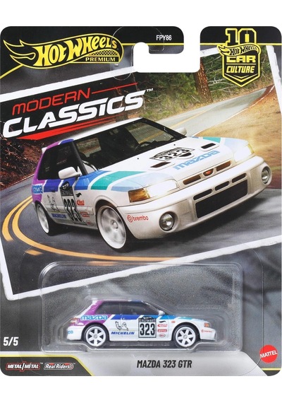 Hot Wheels Premium Car Culture Modern Classics Mazda 323 Gtr 5/5 Beyaz