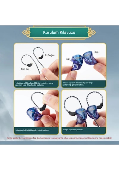Kinera Celest Wyvern Qing İem 3.5mm Kulak İçi Kulaklık Sip101
