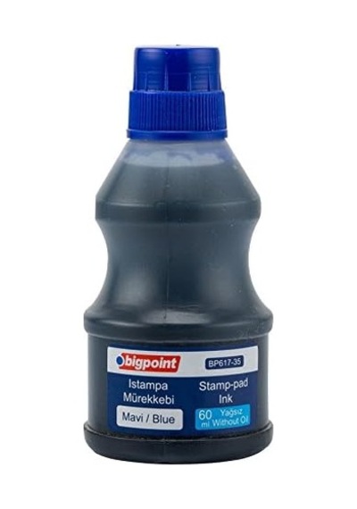 Bigpoint Istampa Mürekkebi 60 Ml Mavi 12'li Kutu Genel