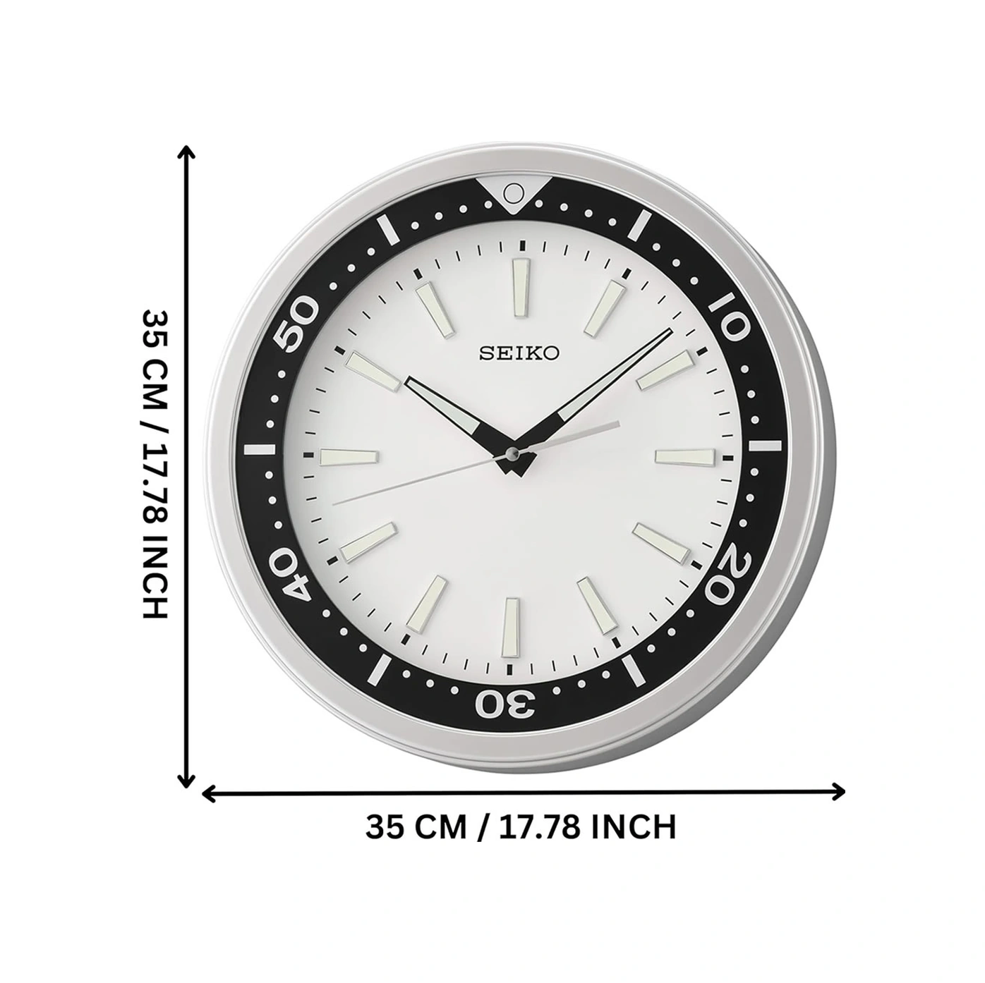 Seiko Clock Qxa723s Duvar Saati Beyaz