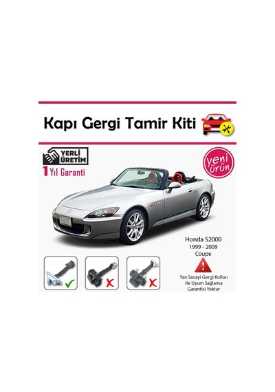 Barrer Honda S2000 Kapı Gergi (Limitör) Tamir Kiti 1999-2009