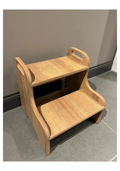 Montessori Basamak Tabure Çocuk Banyo Wc Lavabo Merdiven Yükselti