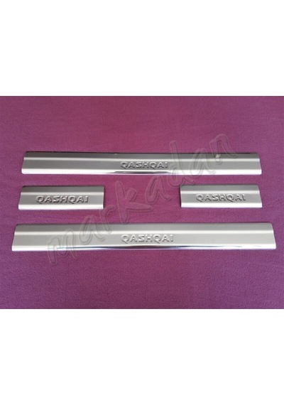 Woc Chrome Nissan Qashqai Krom Kapı Eşiği 2007-2014 4 Parça  Pasla